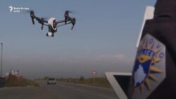 Policia patrullon me dron