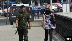 Most izmeću sjevernog i južnog dijela Mitrovice, arhivska fotografija