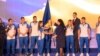Kosovo: Olympic team of Kosovo receives a flag from the president of Kosovo, Vjosa Osmani 