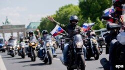 "Ночные волки" в Берлине (9 мая 2016 г.)