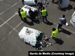 Waste transport discovered by the Environmental Guard, Romania