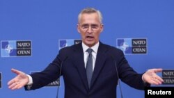 ნატოს გენერალური მდივანი იენს სტოლტენბერგი. ბრიუსელი, 14 მარტი, 2024.