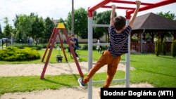 Játszótér Mórichidán, 2024. május 26-án. Képünk illusztráció