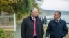 Igor Dodon și Vadim Krasnoselski la Holercani, 20 octombrie 2019 