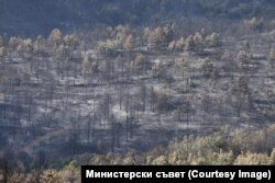 Засегнати от пожара над Илинденци терени на 28 юли 2025 г.