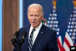 Predsjednik SAD-a Džo Bajden u Vašingtonu, 12. aprila 2024.