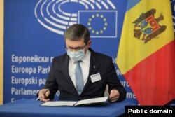 Igor Grosu, la Bruxelles