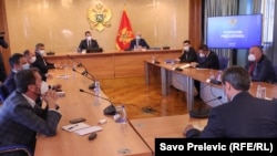 Kolegijum predsjednika na kojem je predsjedavao Aleksa Bečić, Podgorica, 10. novembar