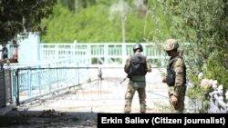 Границата меѓу Киргистан и Таџикистан 2 мај, 2021 година. 