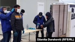 U protekle dvije godine u BiH je registrovano više od 60.000 migranata i izbjeglica (Fotografija iz kampa Lipa, april 2020)