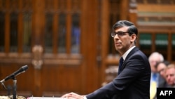 Riši Sunak u Donjem domu britanskog parlamenta 20. maja