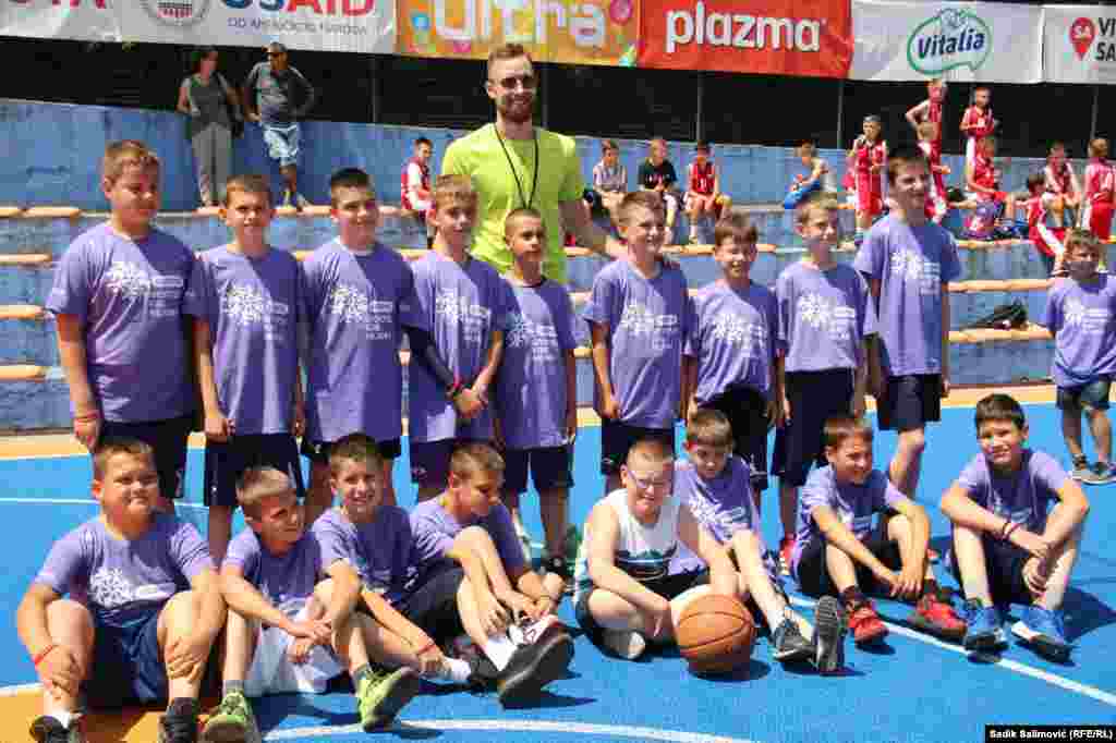 Džanan Musa, bh.reprezentativac sa jednom od ekipa polufinalnog takmičenja u košarci.