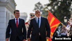 Премиерът на Северна Македония Зоран Заев и премиерът на България Бойко Борисов