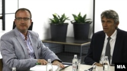 Арбен Таравари и Зијадин Села од Алијанса за Албанците, архивска фотографија 