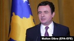Kryeministri në detyrë i Kosovës, Albin Kurti.
