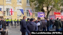 Акция протеста оппозиции в Батуми