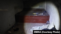 Одна из камер в ИВС в Херсоне. Фотография сделана после освобождения Херсона ВСУ