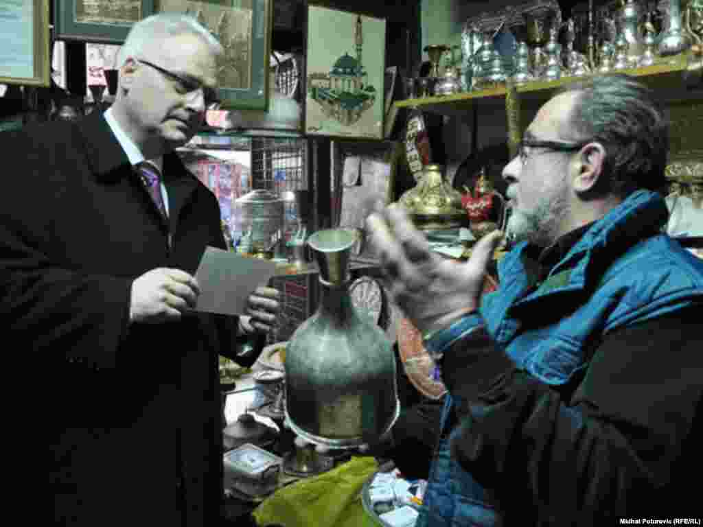 Josipović na Baščaršiji