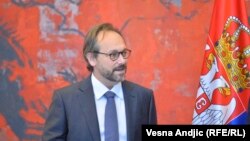 Шефот на делегацијата на Европската Унија во Србија, Емануел Жофре