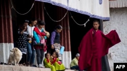 Budistički hram u Lasi, glavnom gradu kineske pokrajine Tibet, septembar 2016. 