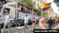 Parada e Krenarisë në Beograd më 2021. 