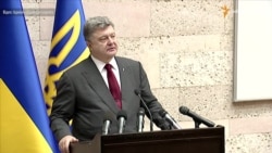 Порошенко заявив, що на фронті нарешті встановилася повна тиша