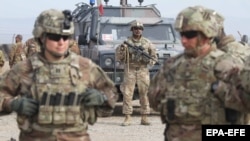 Around 2,500 U.S. soldiers remain in Afghanistan, about one-quarter of a NATO contingent in the country. (file photo)