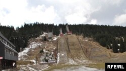 Igman (1504m), nekadašnja olimpijska skakaonica, Sarajevo, 07. februar 2009.