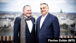 Orbán Viktor fogadja Péterffy Tamás üzletembert, az Interactive Brokers Group alapító-tulajdonosát 2021. június 1-jén