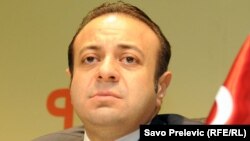 Egmen Bagiš u Podgorici 10. januara 2011. 