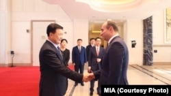 გელა გელაძე და ჩინეთის საზოგადოებრივი უსაფრთხოების მინისტრი ვანგ სიაოხუნგი