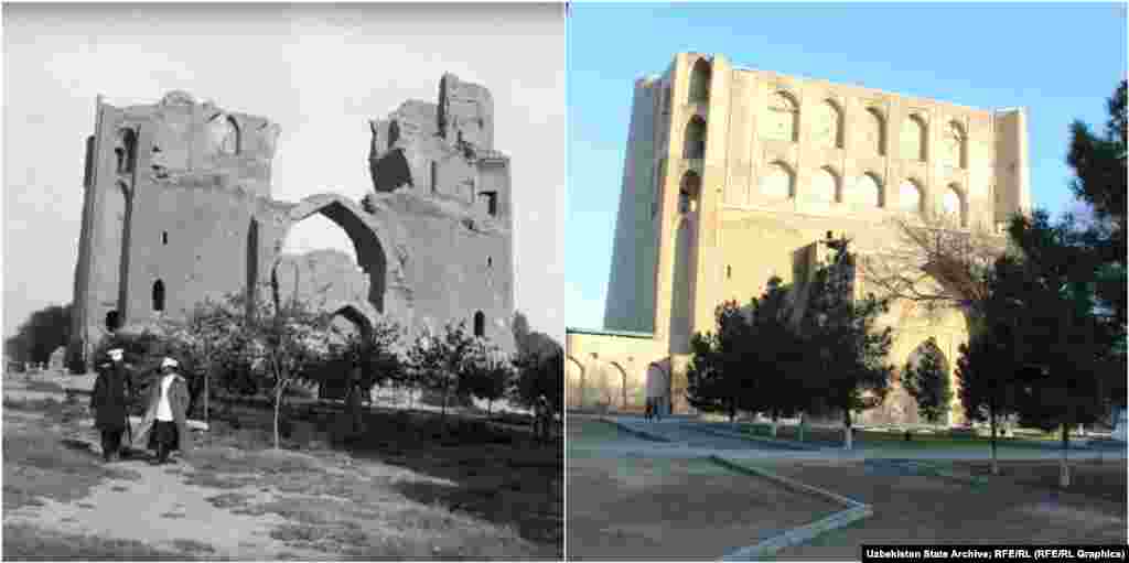 Mauzolej &quot;Šah-i-Zinda&quot; osnovan je u 15. vijeku kao grobnica Kusam ibn Abasa (Muhamedovog rođaka), koji je donio islam u Samarkand.