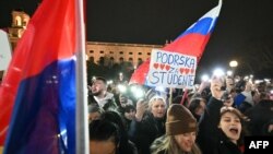 Sa dočeka studenata u Beču, Austrija, 7. aprila 2025.