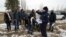 Serbian border police officers detained a group of Afghan asylum seekers as they tried to illegally cross the Serbian-Hungarian in February.