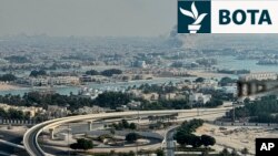 Një shtëllungë tyymi shihet në Doha të Katarit pas sulmeve ajrore izraelite më 9 shtator 2025. 