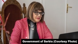 "Svojom hrabrošću, pokrenula je lavinu", poruka ministarke kulture Maje Gojković glumici Mileni Radulović.