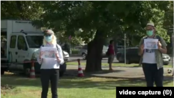 Protest al elevilor în fața Guvernului României