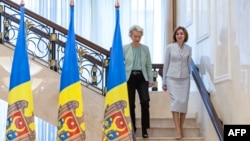 Președinta Comisiei Europene, Ursula von der Leyen, și președinta R. Moldova, Maia Sandu, s-ar putea întâlni din nou, curând, la Chișinău. (Imagine de arhivă)