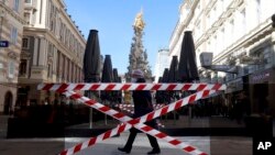 Zatvoreni kafići u centru Beča tokom restriktivnih mjera u februaru ove godine