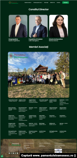 Echipa asociației Pământul Strămoșesc, înființată în 2021 de Călin Georgescu.