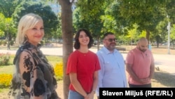 Novinarka Olivera Kovačević i aktivistkinja Sofija Todorović, Beograd, Srbija, 1. septembar 2025.