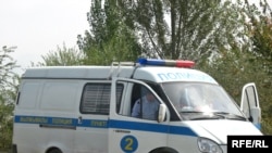 Полицейская машина в Алматинской области. Иллюстративное фото. 