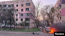 Sulmet në Krivi Rih më 4 prill 2025. 