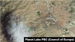 Спутниковый снимок ракетной базы Тебриз после удара Израиля, 13 июня 2025 года