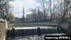 Река Салгир в Симферополе. Крым, март 2025 года 