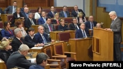 Sa sjednice Skupštine Crne Gore, fotoarhiv