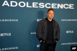 Стивън Греъм преди прожекция на „Юношество“ в Лондон, 12 март 2025 г.