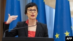 Еврокомесарката за проширување, Марта Кос, 4 февруари 2025 г.