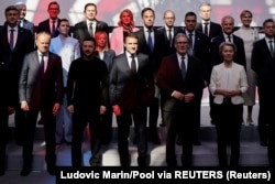 Фото участников саммита «Коалиции решительных» в Париже 27 марта 2025 года