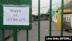 Piața centrala din Chișinău și alte piețe au fost închise după declanșarea pandemiei